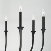 Capital Lighting 452381BI Decklan Eight Light Chandelier, Black Iron Alternate Image 3.jpg