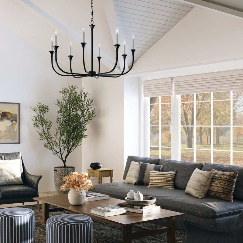 Capital Lighting 452381BI Decklan Eight Light Chandelier, Black Iron Alternate Image 6.jpg