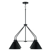 Capital Lighting 451341MB Alden Four Light Chandelier, Matte Black Alternate Image.jpg