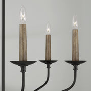 Capital Lighting 451561MB Wilder Six Light Chandelier, Matte Black Alternate Image 2.jpg