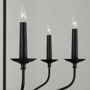 Capital Lighting 451561MB Wilder Six Light Chandelier, Matte Black Alternate Image 3.jpg