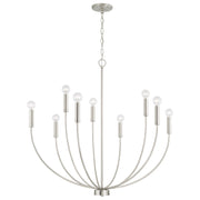 Capital Lighting 452191BN Ansley Nine Light Chandelier, Brushed Nickel Alternate Image.jpg
