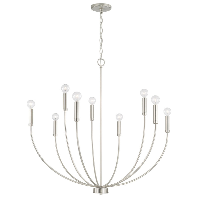 Capital Lighting 452191BN Ansley Nine Light Chandelier, Brushed Nickel Alternate Image.jpg