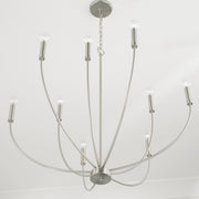 Capital Lighting 452191BN Ansley Nine Light Chandelier, Brushed Nickel Alternate Image 2.jpg