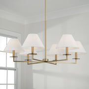 Capital Lighting 452261AD Gilda Six Light Chandelier, Aged Brass Alternate Image 3.jpg