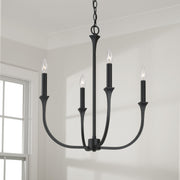Capital Lighting 452341BI Decklan Four Light Chandelier, Black Iron Alternate Image.jpg