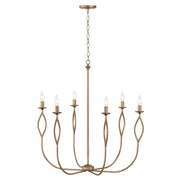 Capital Lighting 452562ML Cohen Six Light Chandelier, Mystic Luster Alternate Image.jpg