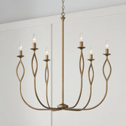 Capital Lighting 452562ML Cohen Six Light Chandelier, Mystic Luster Alternate Image 2.jpg