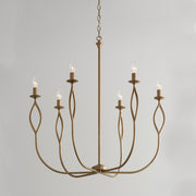 Capital Lighting 452562ML Cohen Six Light Chandelier, Mystic Luster Alternate Image 3.jpg