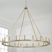 Capital Lighting 4913AD Pearson 20 Light Chandelier, Aged Brass Alternate Image 2.jpg