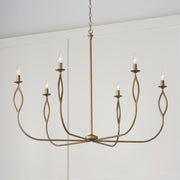 Capital Lighting 452563ML Cohen Six Light Chandelier, Mystic Luster Alternate Image 3.jpg