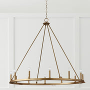 Capital Lighting 4912AD Pearson 12 Light Chandelier, Aged Brass Alternate Image 3.jpg