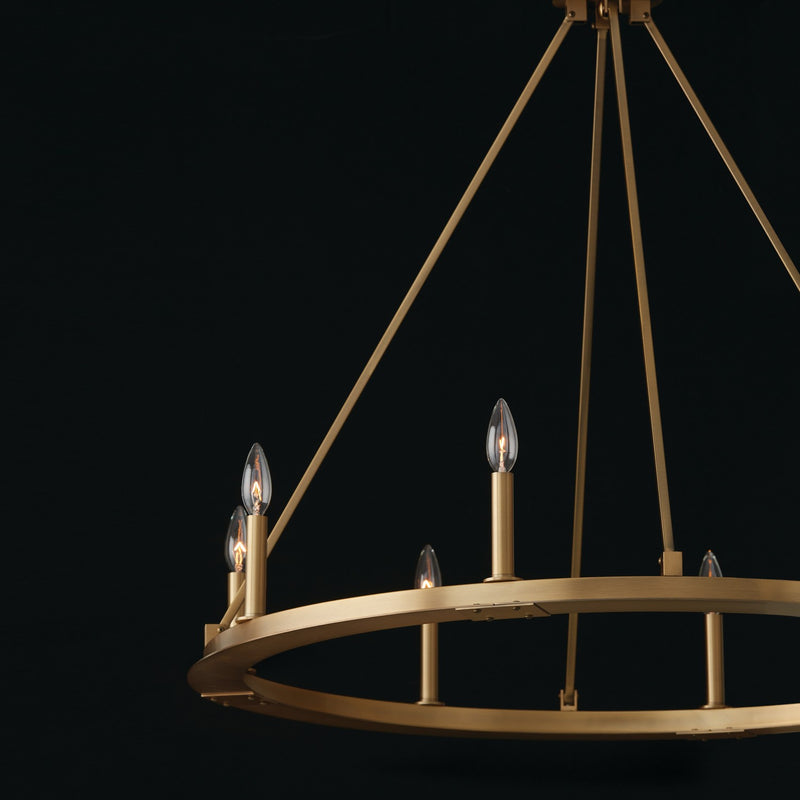 Capital Lighting 4918AD Pearson Eight Light Chandelier, Aged Brass Alternate Image 2.jpg