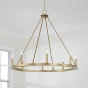 Capital Lighting 4918AD Pearson Eight Light Chandelier, Aged Brass Alternate Image 3.jpg