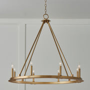 Capital Lighting 4918AD Pearson Eight Light Chandelier, Aged Brass Alternate Image 4.jpg