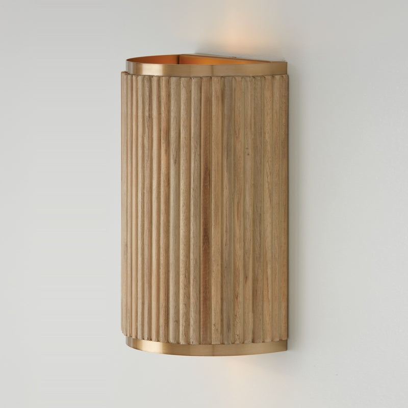 Capital Lighting 650721WS Donovan Two Light Wall Sconce, White Wash and Matte Brass Alternate Image 2.jpg