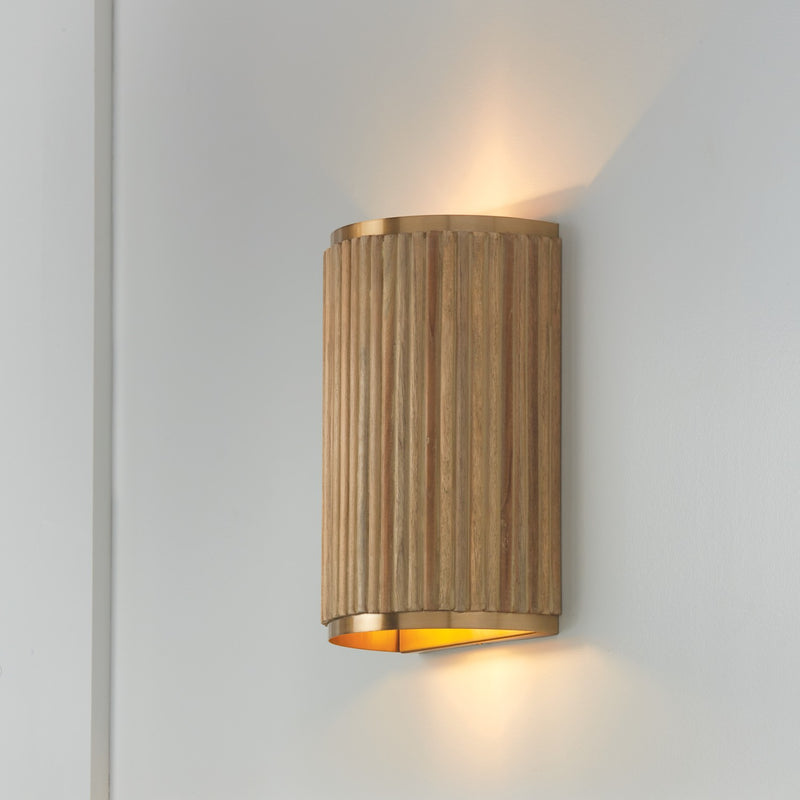 Capital Lighting 650721WS Donovan Two Light Wall Sconce, White Wash and Matte Brass Alternate Image 4.jpg