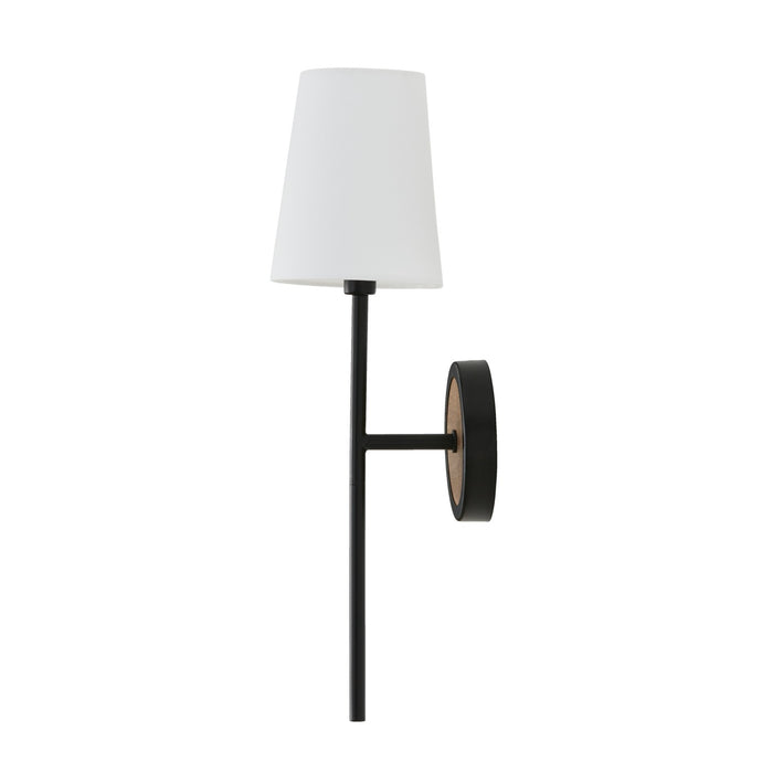 Capital Lighting 650811WK-709 Jonah One Light Wall Sconce, Light Wood and Matte Black Alternate Image 2.jpg