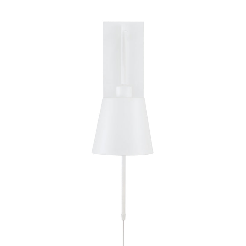 Capital Lighting 651311WE Alden One Light Wall Sconce, Matte White Alternate Image.jpg