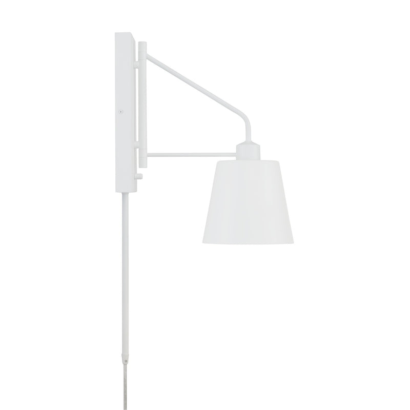 Capital Lighting 651311WE Alden One Light Wall Sconce, Matte White Alternate Image 2.jpg