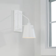 Capital Lighting 651311WE Alden One Light Wall Sconce, Matte White Alternate Image 4.jpg