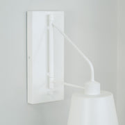 Capital Lighting 651311WE Alden One Light Wall Sconce, Matte White Alternate Image 6.jpg