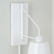 Capital Lighting 651311WE Alden One Light Wall Sconce, Matte White Alternate Image 7.jpg