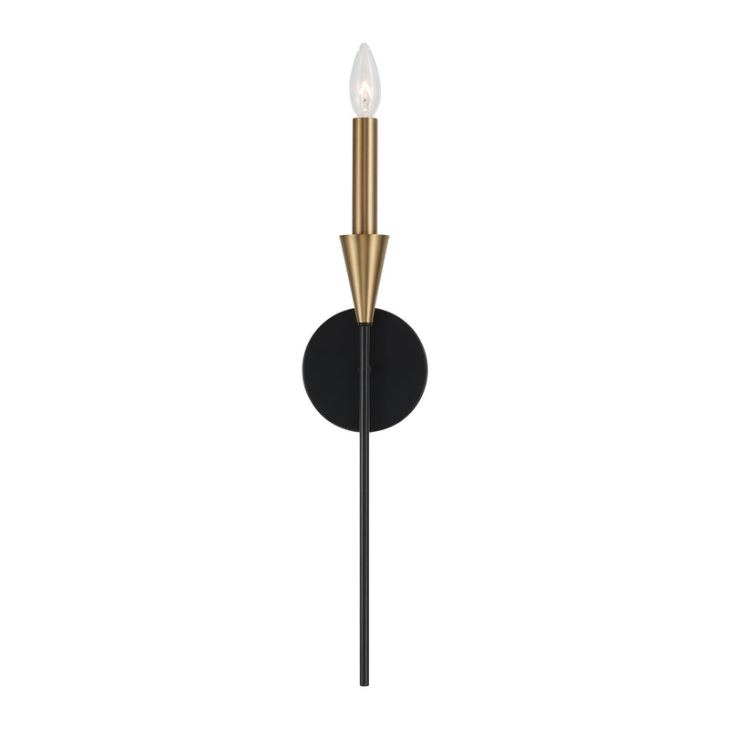 Capital Lighting 651911AB Avant One Light Wall Sconce, Aged Brass and Black Alternate Image.jpg