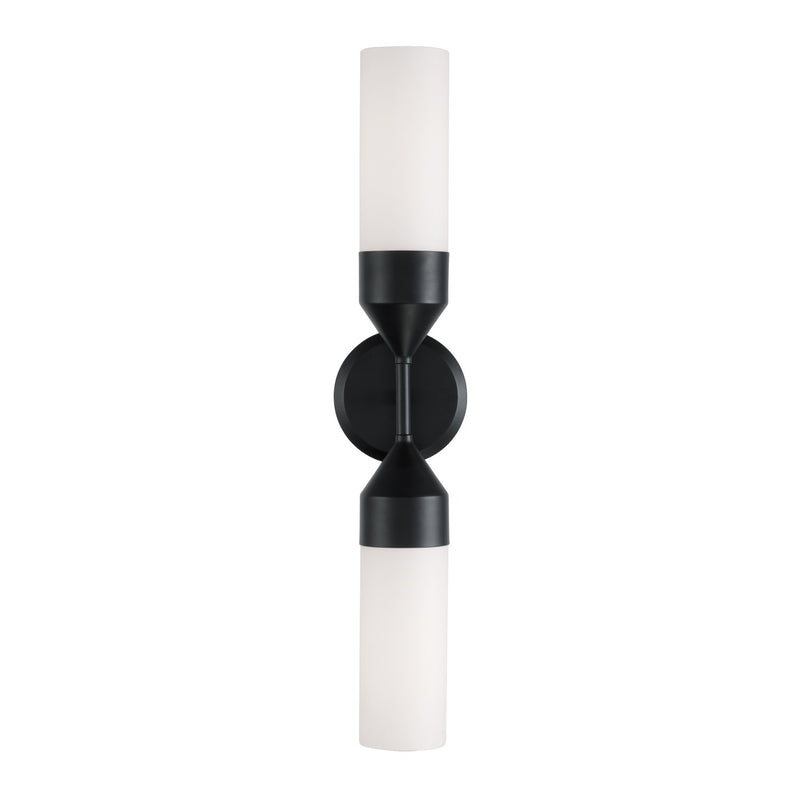 Capital Lighting 652421MB Devon Two Light Wall Sconce, Matte Black Alternate Image.jpg