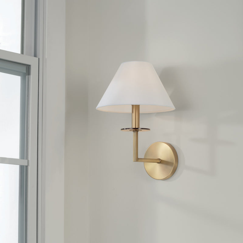 Capital Lighting 652211AD Gilda One Light Wall Sconce, Aged Brass Alternate Image 3.jpg