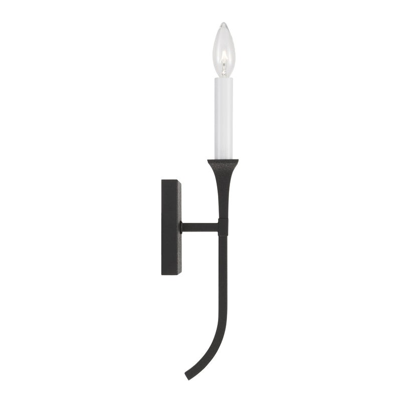 Capital Lighting 652311BI Decklan One Light Wall Sconce, Black Iron Alternate Image 2.jpg
