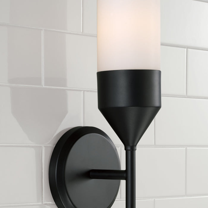 Capital Lighting 652411MB Devon One Light Wall Sconce, Matte Black Alternate Image 4.jpg