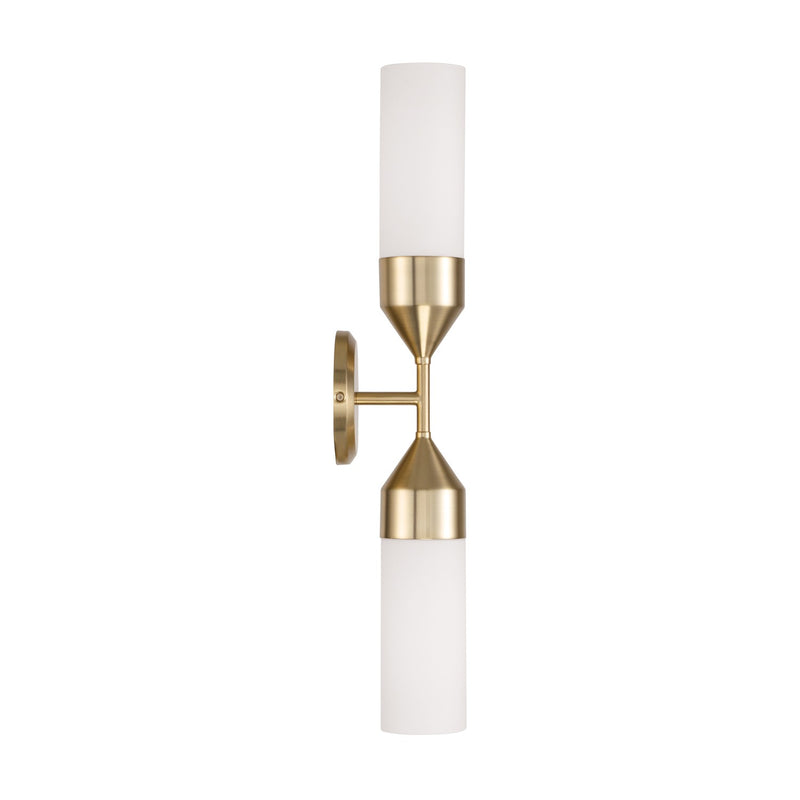 Capital Lighting 652421MA Devon Two Light Wall Sconce, Matte Brass Alternate Image 2.jpg