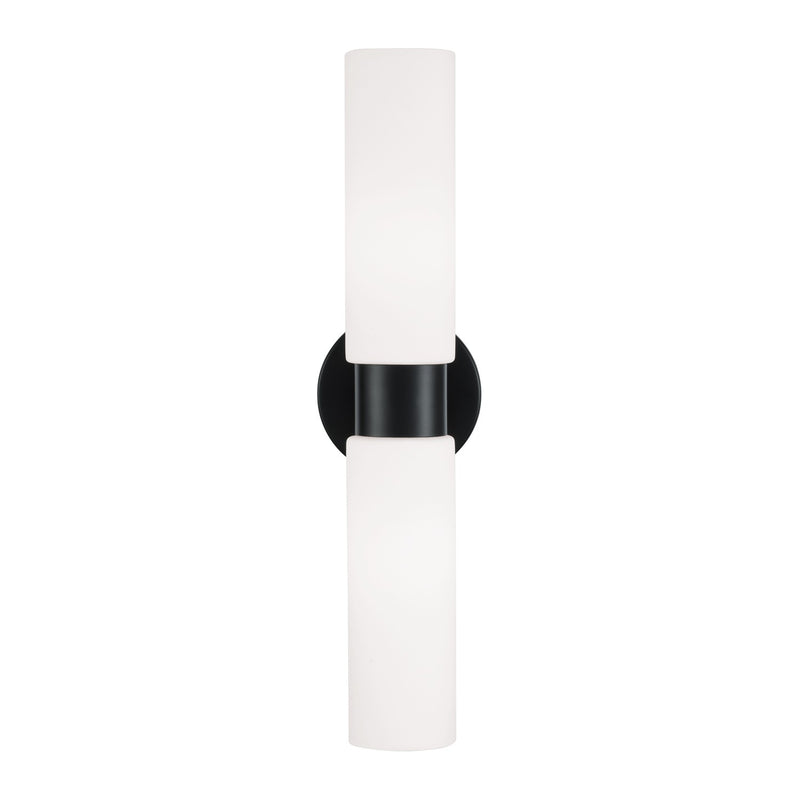 Capital Lighting 652621MB Theo Two Light Wall Sconce, Matte Black Alternate Image.jpg