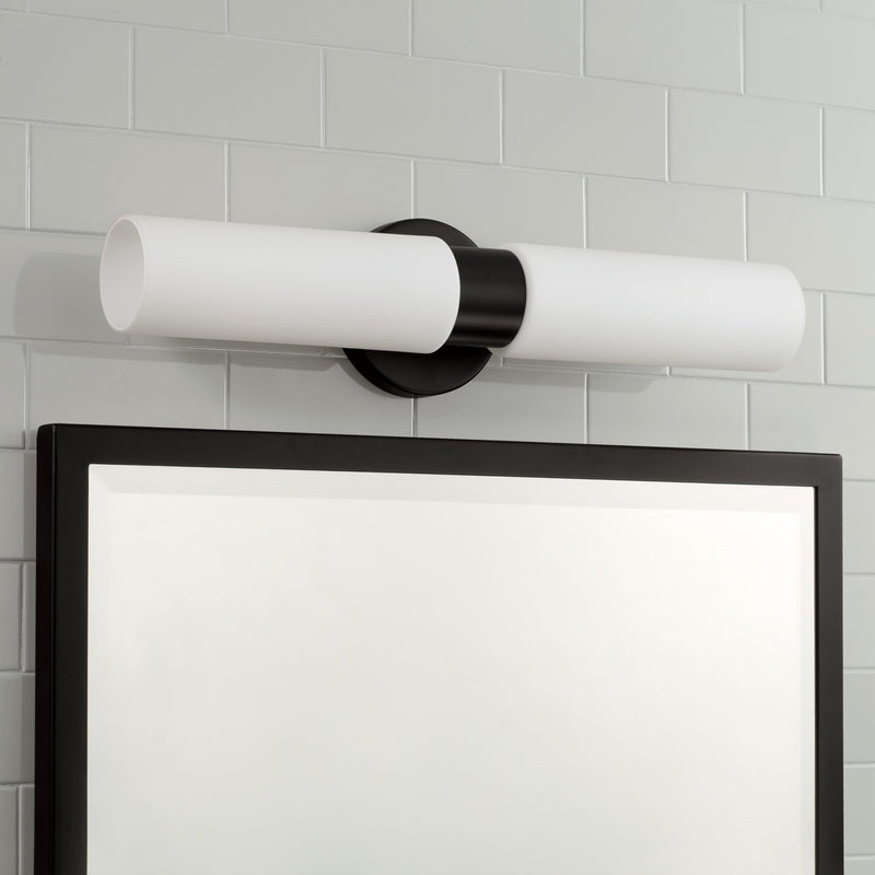 Capital Lighting 652621MB Theo Two Light Wall Sconce, Matte Black Alternate Image 4.jpg