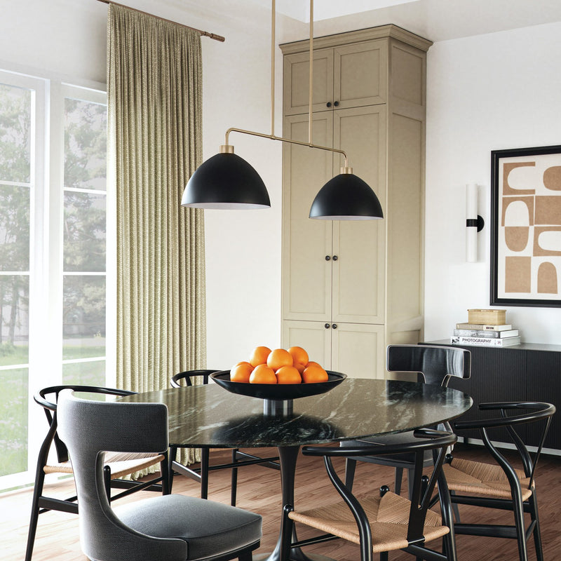 Capital Lighting 852021AB Ross Two Light Island Pendant, Aged Brass and Black Alternate Image 3.jpg