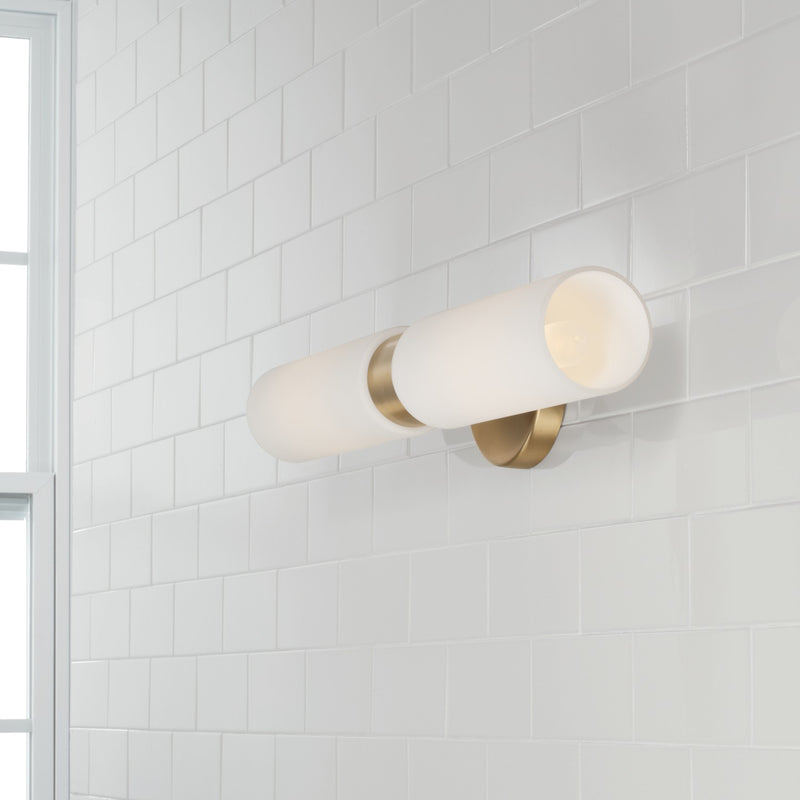 Capital Lighting 652621AD Theo Two Light Wall Sconce, Aged Brass Alternate Image 3.jpg
