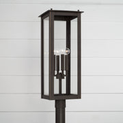 Capital Lighting 934643OZ Hunt Four Light Outdoor Post-Lantern, Oiled Bronze Alternate Image 2.jpg