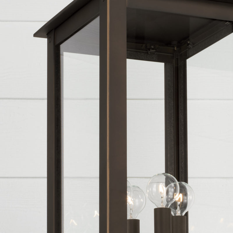 Capital Lighting 934643OZ Hunt Four Light Outdoor Post-Lantern, Oiled Bronze Alternate Image 3.jpg
