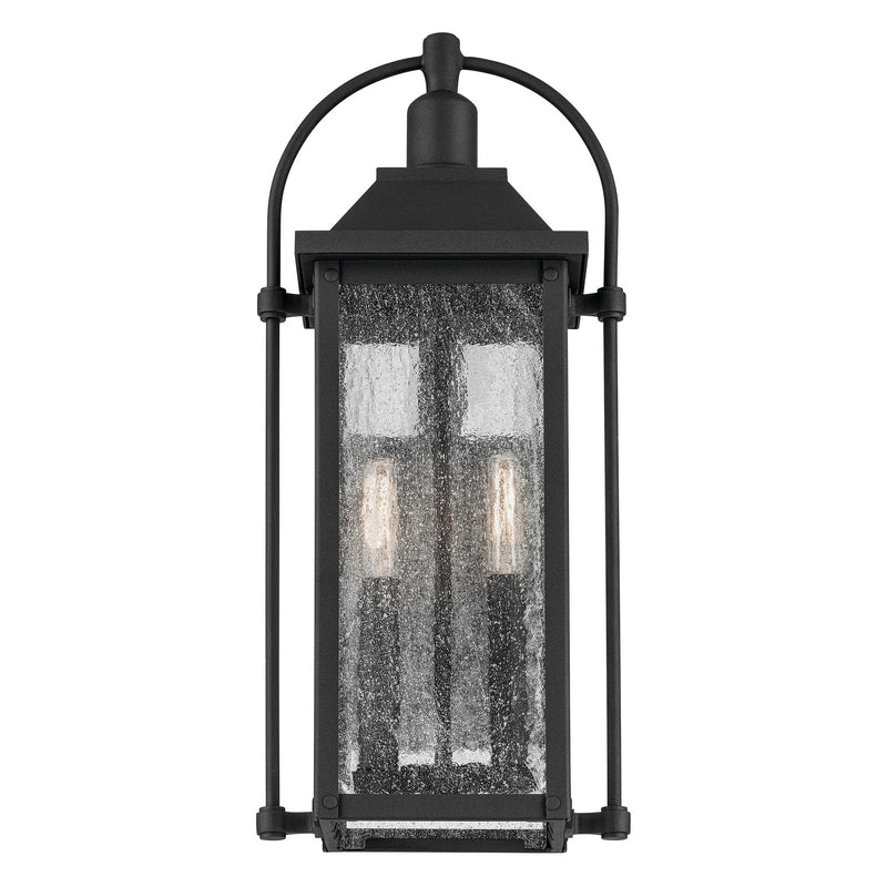 Kichler 49714BKT Two Light Outdoor Wall Mount, Textured Black (4)
