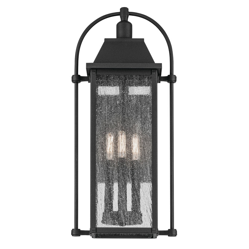 Kichler 49715BKT Three Light Outdoor Wall Mount, Textured Black (3)