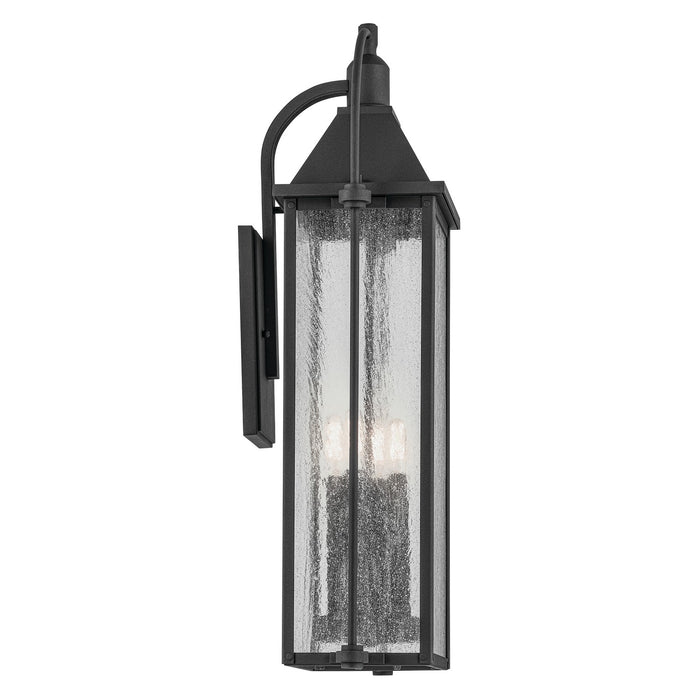Kichler 49716BKT Four Light Outdoor Wall Mount, Textured Black (4)