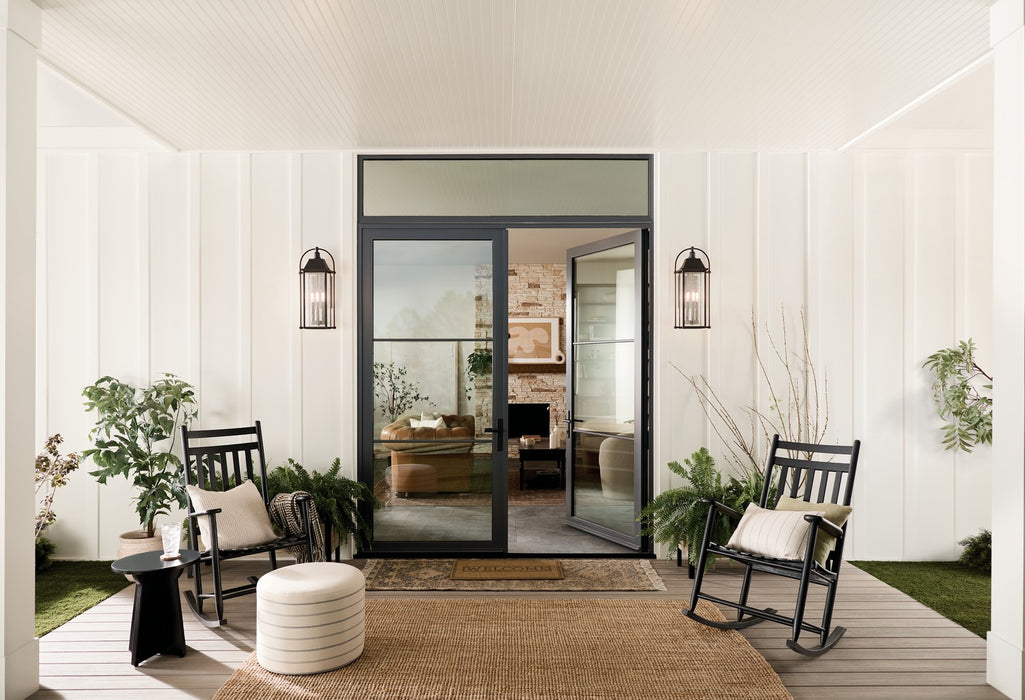 Kichler 49716BKT Four Light Outdoor Wall Mount, Textured Black (5)