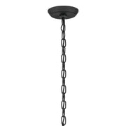 Kichler 49718BKT Four Light Outdoor Pendant, Textured Black (2)