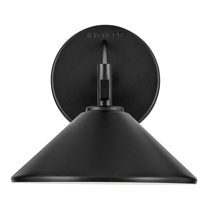 Kichler 49059BK One Light Outdoor Wall Mount, Black (5)