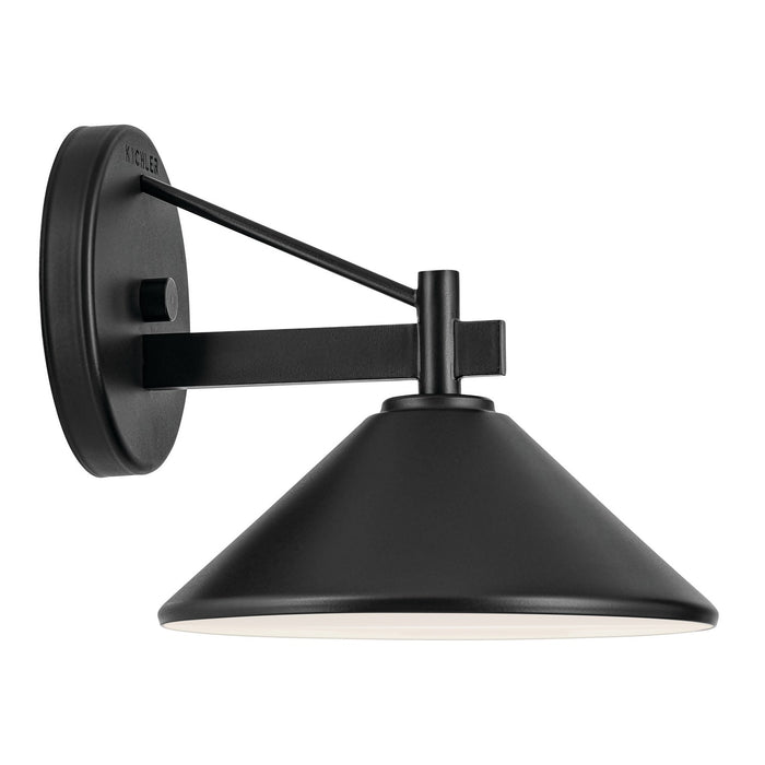 Kichler 49059BK One Light Outdoor Wall Mount, Black (6)