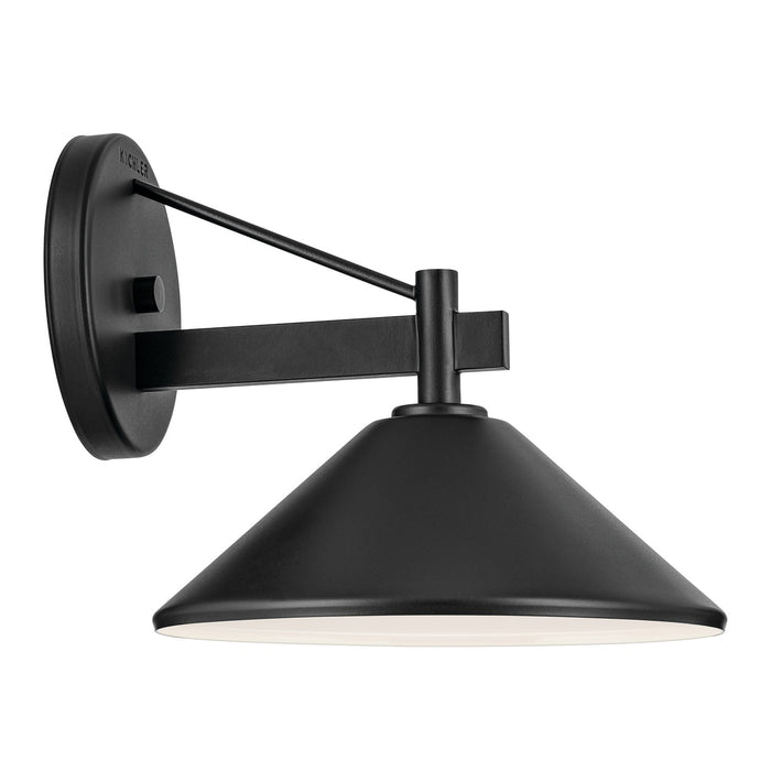 Kichler 49060BK One Light Outdoor Wall Mount, Black (6)