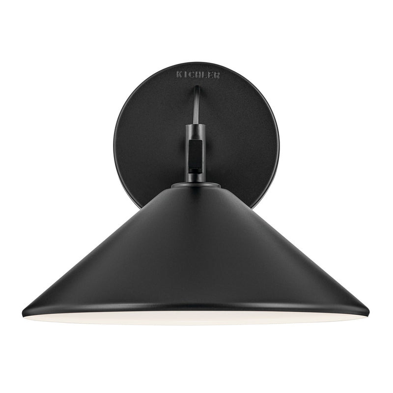 Kichler 49061BK One Light Outdoor Wall Mount, Black (5)