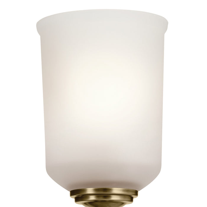 Kichler 45572NBR One Light Wall Sconce, Natural Brass (2)