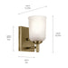 Kichler 45572NBR One Light Wall Sconce, Natural Brass (3)
